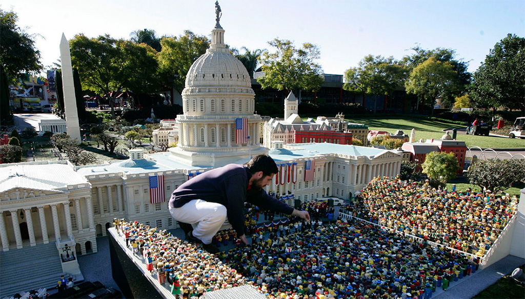 LegoLand Obama Inauguration