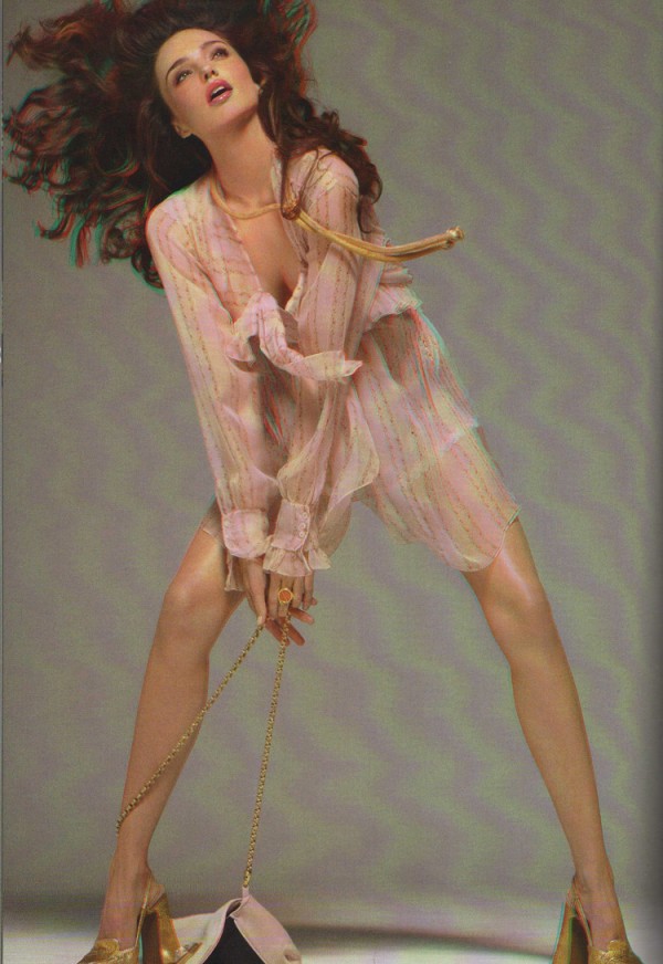miranda kerr naked in 3d 5 600x872 Miranda Kerr in 3D by Steven  Meisel for Vogue Italia